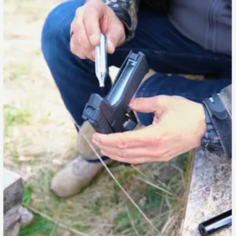 Pistola Co2 Umarex TXP 4,5 Mm + 500 Balines + 5 Garrafas Co2 Pistola Co2 Umarex TXP 4,5 Mm + 500 Balines + 5 Garrafas Co2