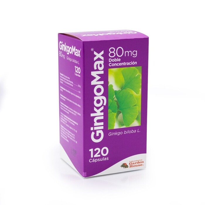 GINKGO MAX 80 MG. CJ X 120 CAPSULAS única