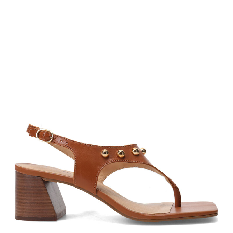Sandalias de Mujer Bottero Taco Medio Marrón Caramelo
