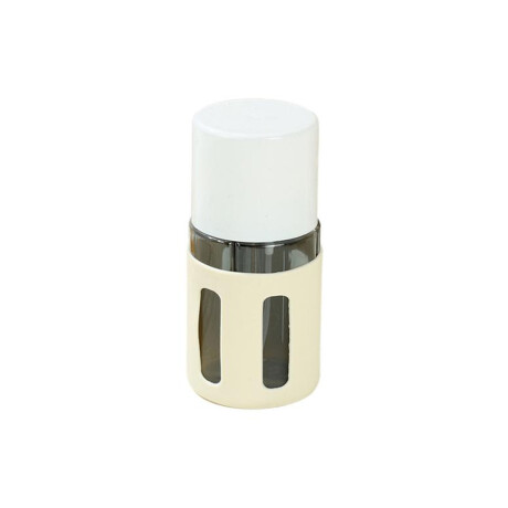 Set de 4 frasquitos con estuche rÃ­gido para viaje Beige