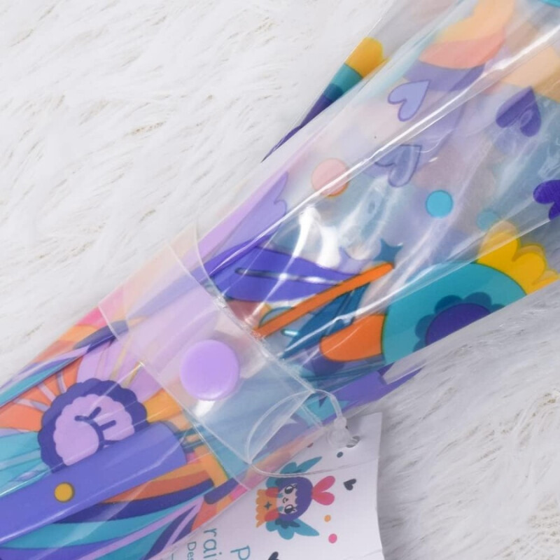 Paraguas Infantil Transparente Lila