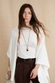 RUANA COTTON BLANCO