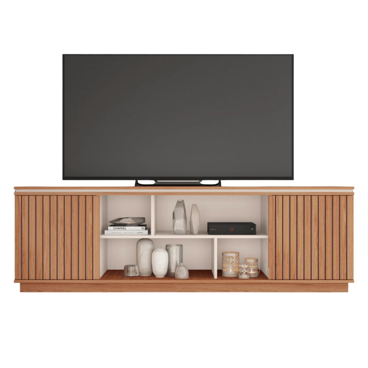 Rack Simetria 1.80 Freijo/Off White 