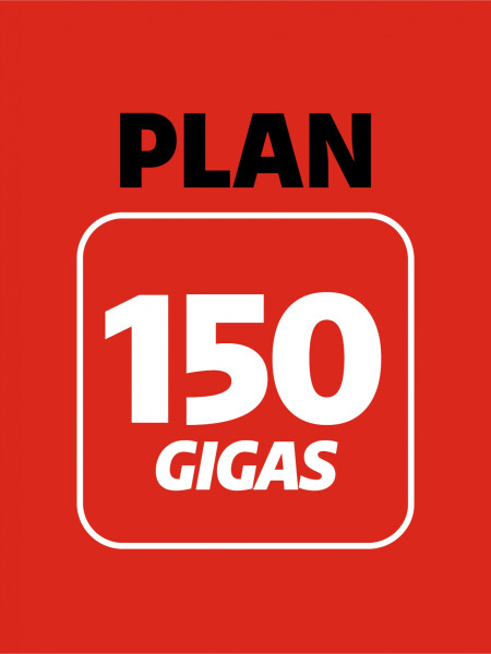 Plan mensual de 150 Gigas Plan mensual de 150 Gigas