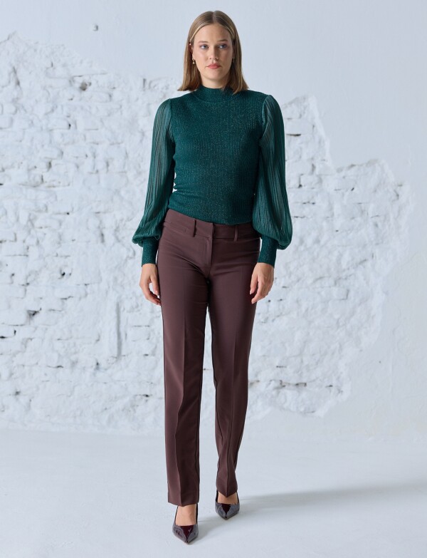 Pantalon De Vestir MARRON