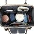 Silla Mecedora Bouncer Bebé + Mochila Maternal Impermeable Variante Color Celeste Azul