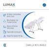 Camilla Reclinable Lumax Para Masajes Y Depilacion Tatuador Blanco