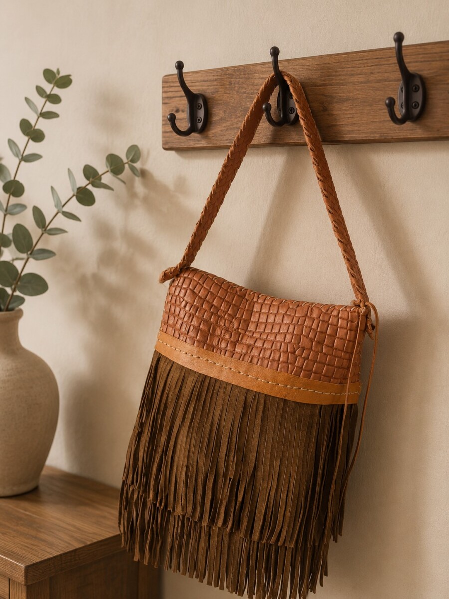 Fringes Bag - Beige 