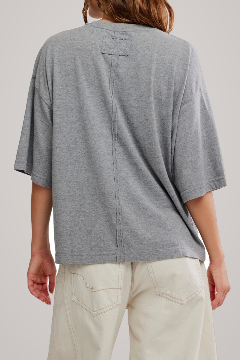 WTF PERFECT OVERSIZED TEE Gris