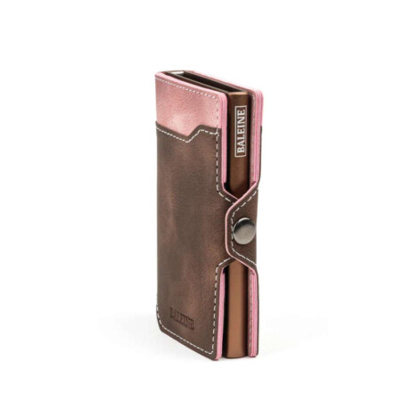 Billetera Baleine Alabama Rose Brown Marron