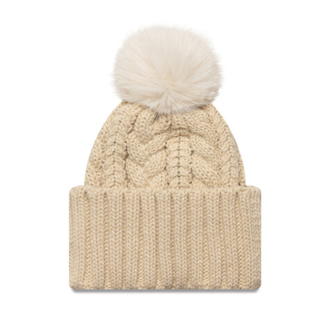 Gorro New Era de Dama- CABLE WIDE BEANIE NEYYAN - 60691288 BEIGE