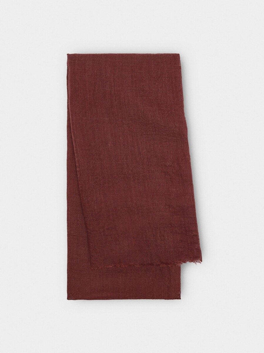 Pashmina Con Lana - rojo 