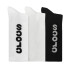 Socks Macro Logo Crew - Unisex White/black