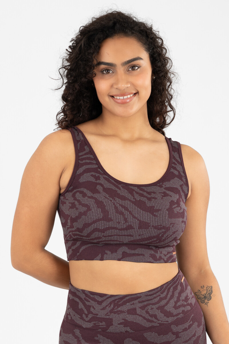 Top seamless comfortfree - Bordeaux