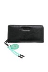 Billetera Trendy con llavero Negro