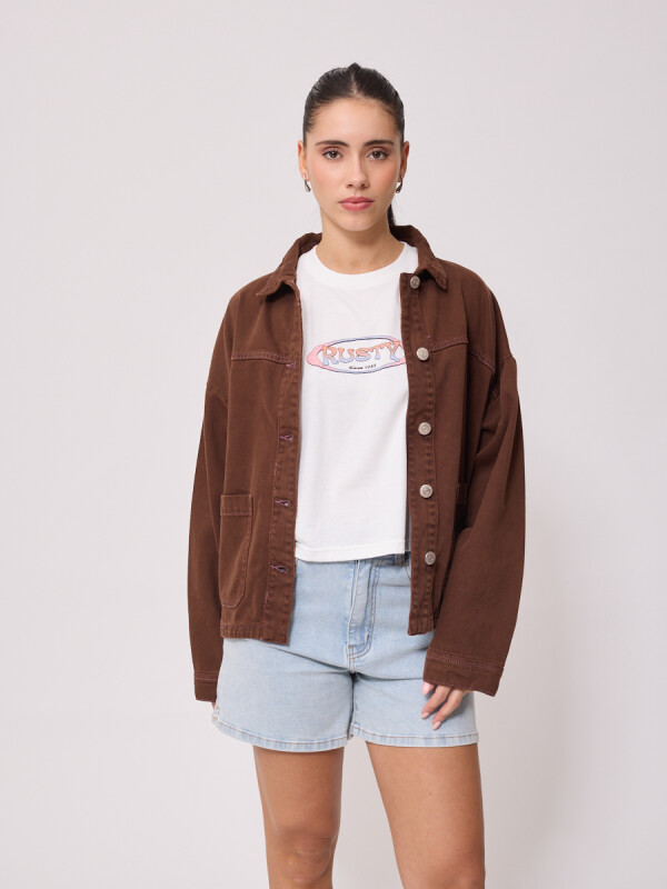 CAMPERA LARAK RUSTY MarrÓn