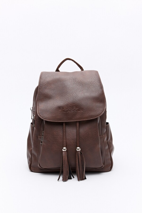 MOCHILA TULIPA Chocolate