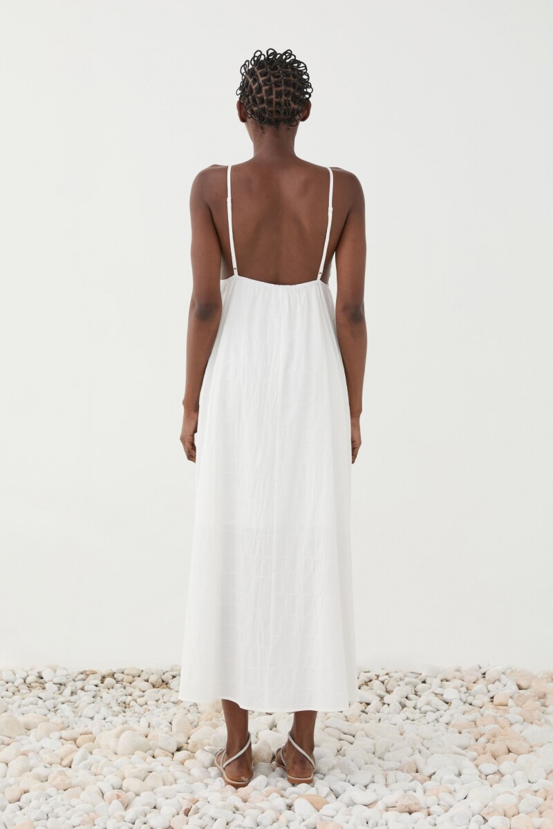 VESTIDO MAXI Blanco