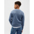 LS COTTON CREW BLUE RIDGE