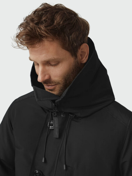 Canada Goose -Campera con capucha, Chateau Parka Negro