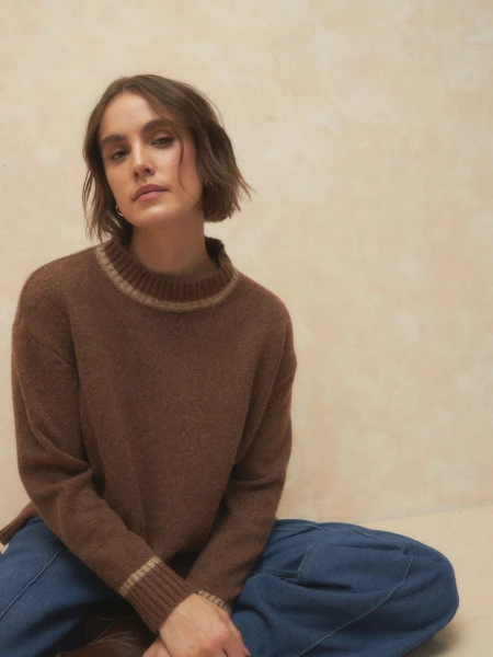 POLERA ALLIE MIA MARRON