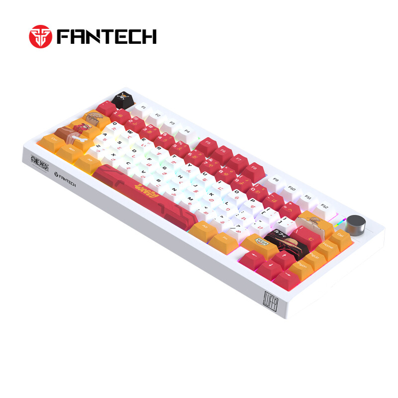 Teclado Gamer Fantech MK921 Luffy One Piece Switch White Teclado Gamer Fantech MK921 Luffy One Piece Switch White