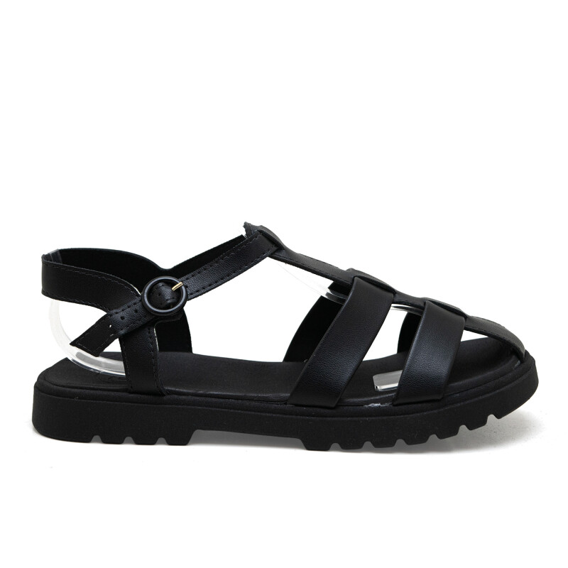 Sandalias Molekinha Infantil de Niños - 2344.145-9569 Negro