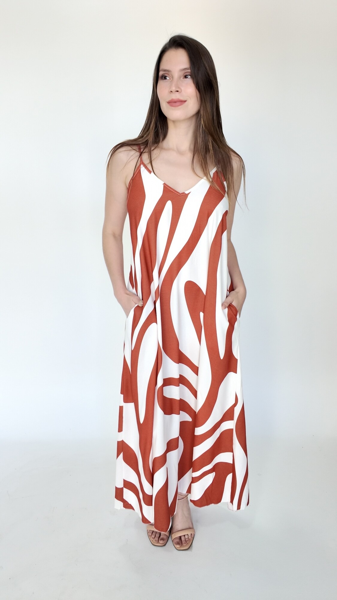 Vestido Vialuna Naranja