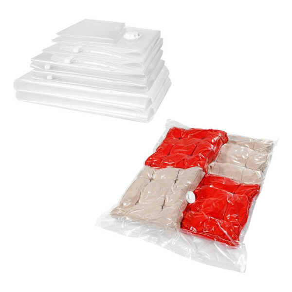 Bolsa De Vacío Para Guardar Ropa Y Reducir Espacios 60x80 X3 Bolsa De Vacío Para Guardar Ropa Y Reducir Espacios 60x80 X3