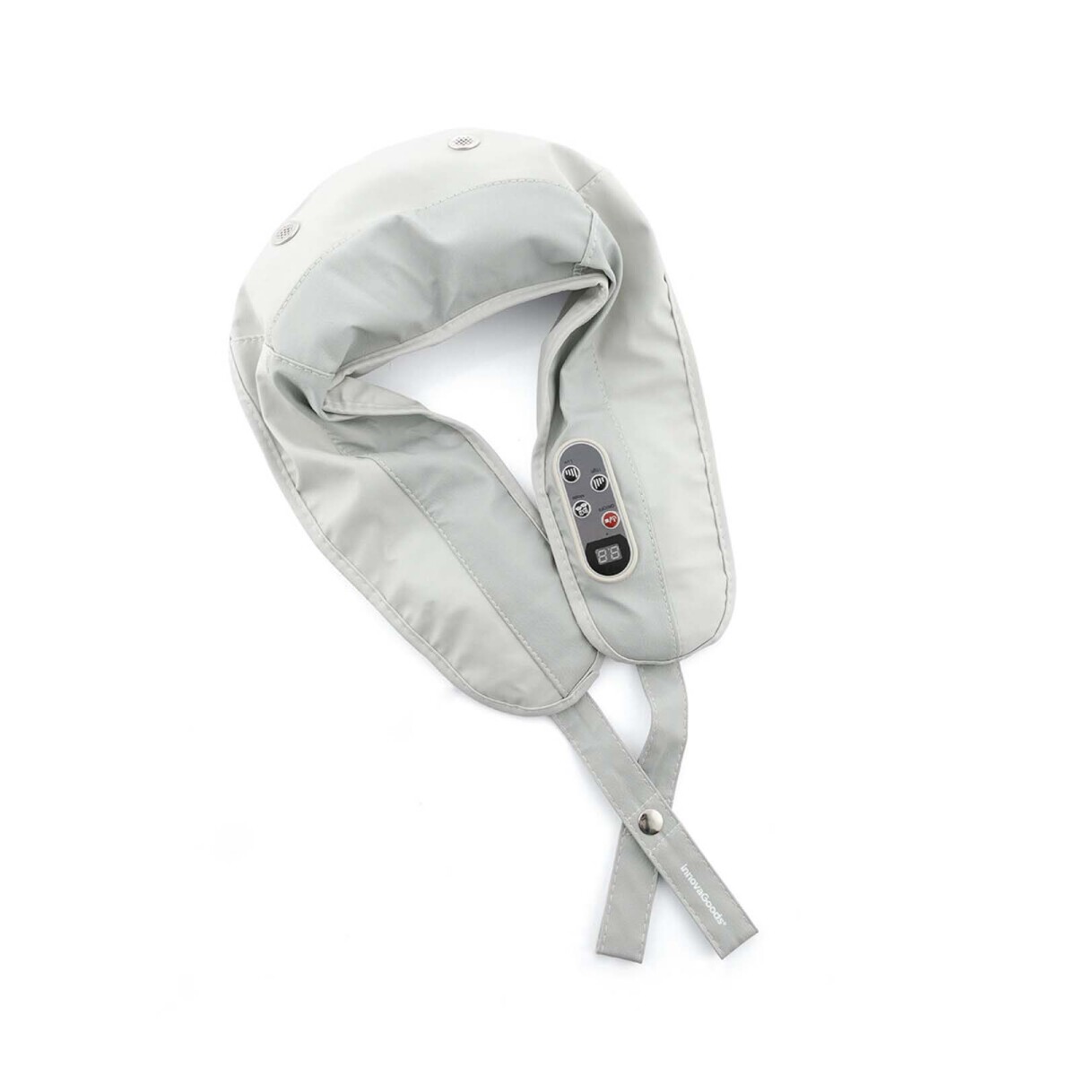 MASAJEADOR ELÉCTRICO TÉRMICO - PU-Y-ABS GRIS INNOVAGOODS 