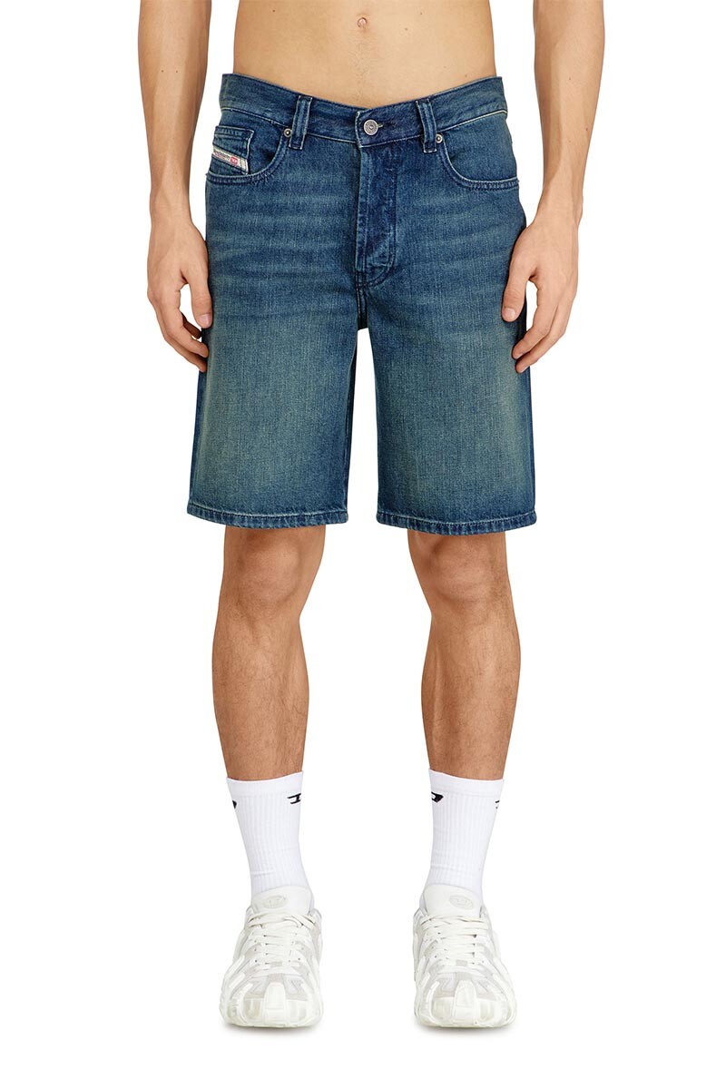 Short Para Hombre Regular Azul