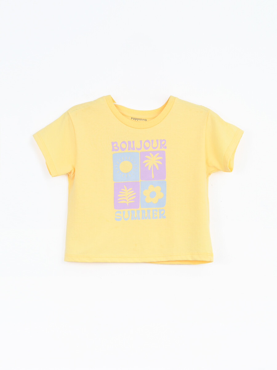 REMERA AMBAR - AMARILLO (V) 