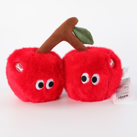FRUTA DE PELUCHE DE 20 CM (CEREZA DOBLE) FRUTA DE PELUCHE DE 20 CM (CEREZA DOBLE)