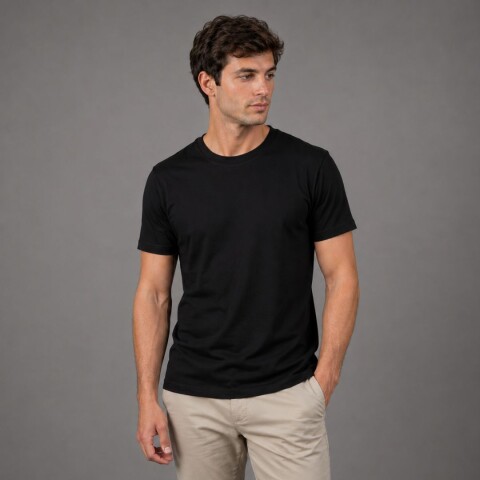 Remera básica Negra
