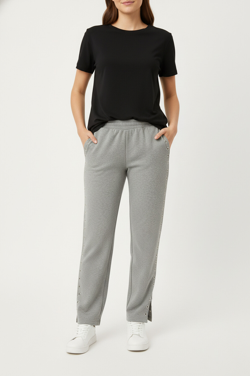 Pantalon Epsilen Gris Melange
