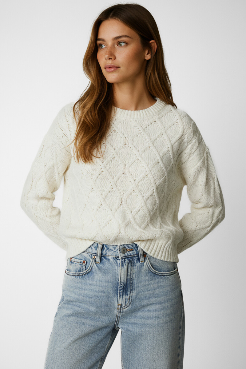 Sweater Loanina - Marfil / Off White 