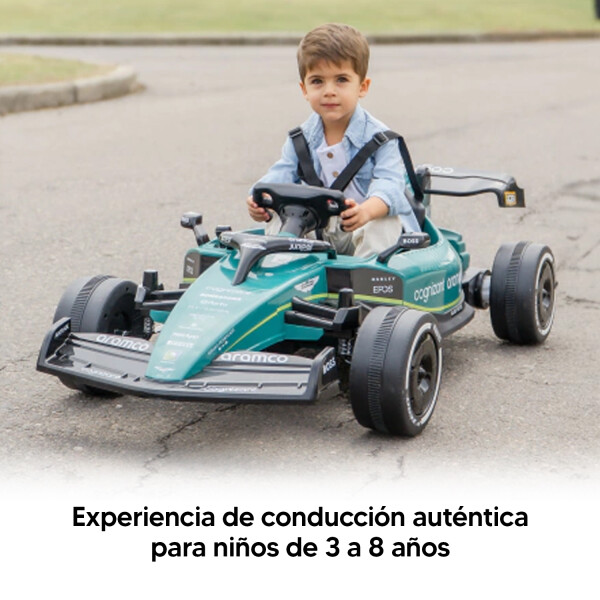 Auto De Carrera Eléctrico Infantil Formula 1 Aston Martin AUTO ELECTRICO FORMULA 1 ASTON MARTIN