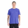 Remera New Balance Impact Run Sleeve Azul
