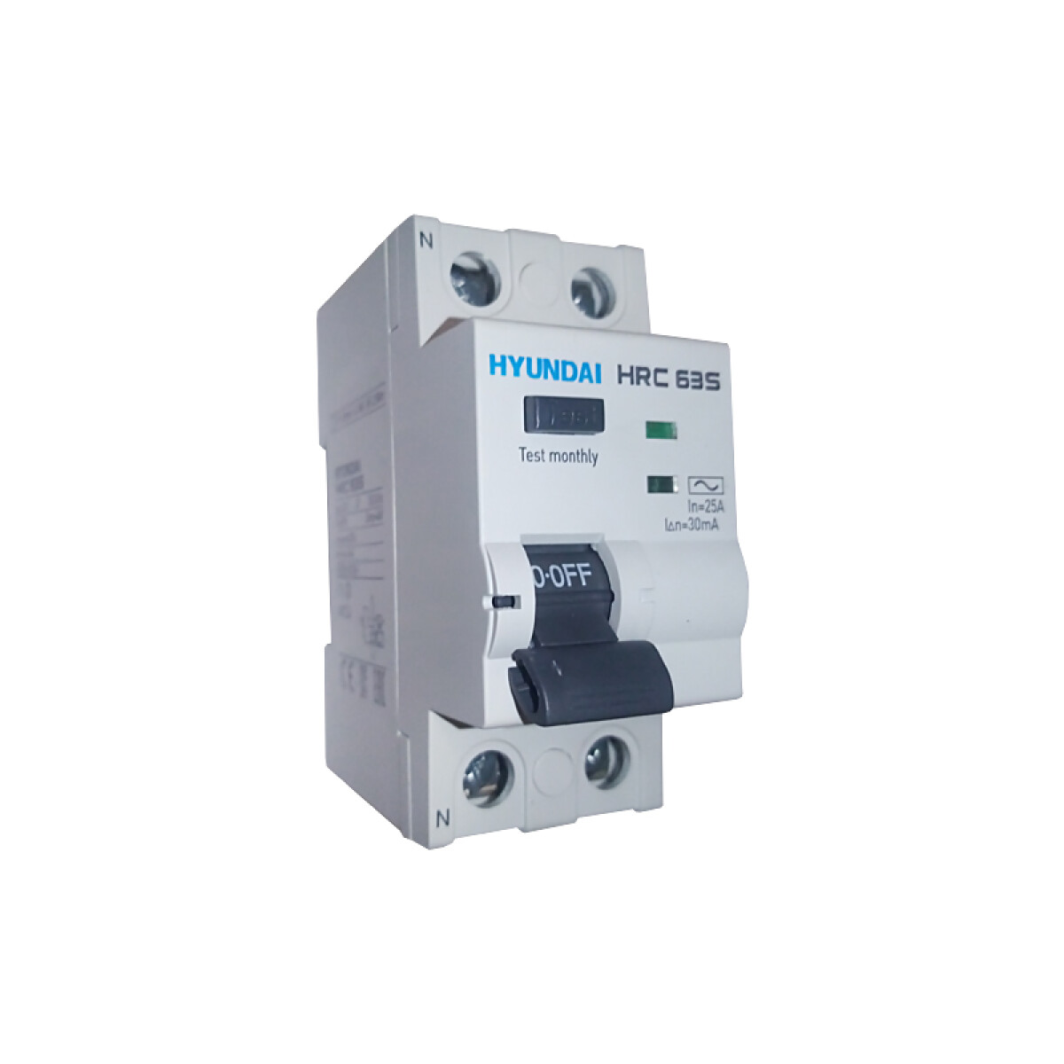 Llave diferencial din 2P 25A 30mA Clase AC STD - HY2025X 