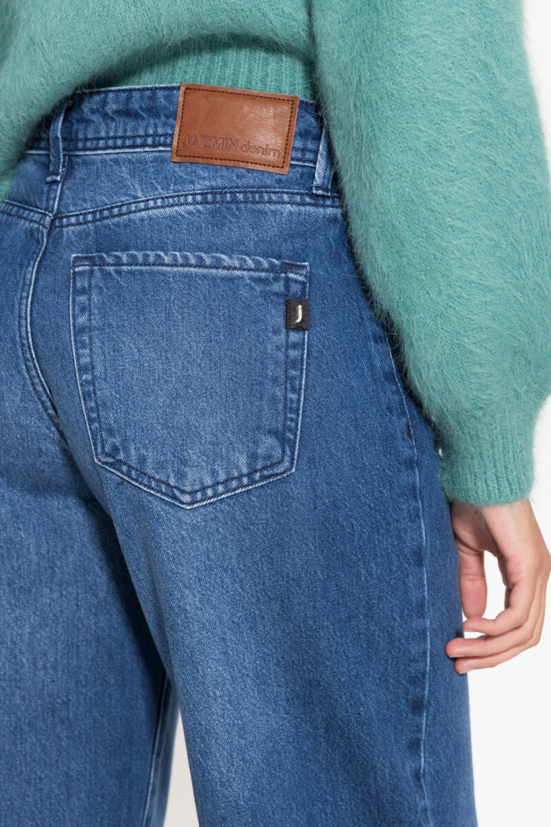 JEANS AMY MID BLUE Azul