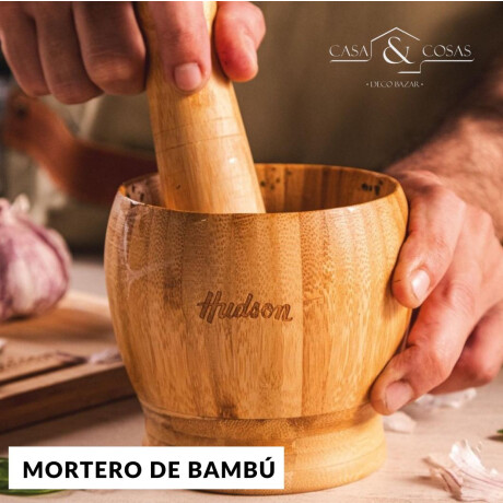 MORTERO DE BAMBOO MORTERO DE BAMBOO