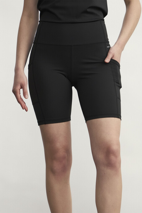 Calza corta Fitness Negra