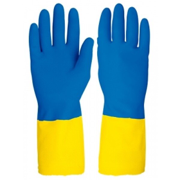 Guante Bicolor de Látex y Neopreno Chico Truper