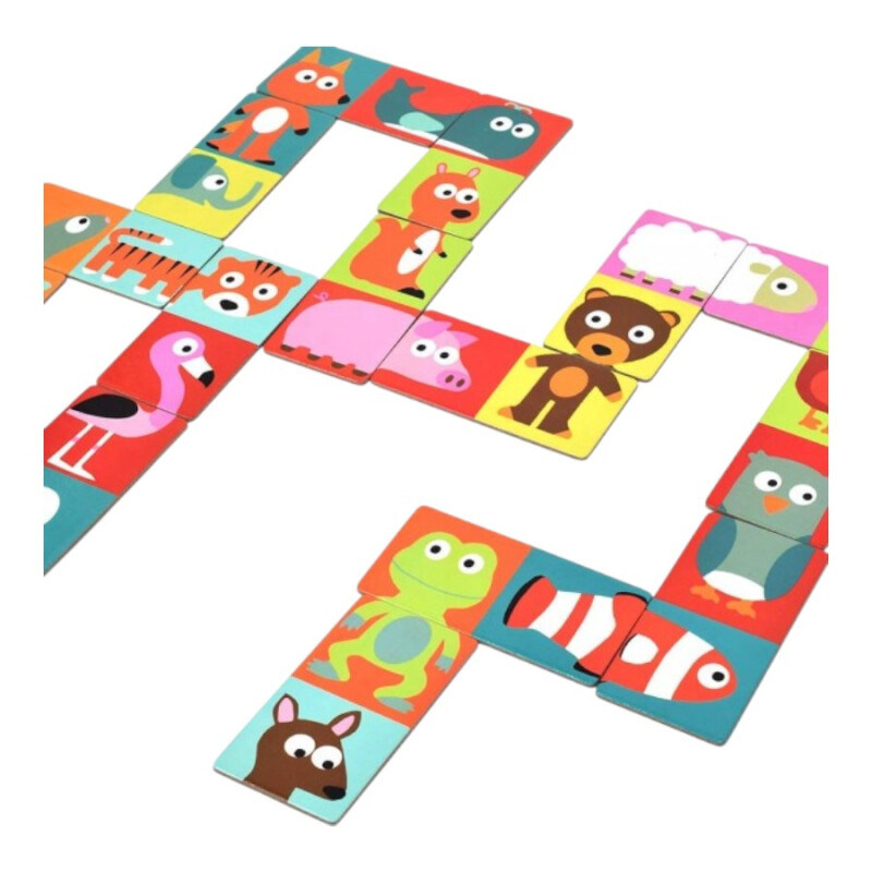 Domino Puzzle Animopuzzle Djeco Domino Puzzle Animopuzzle Djeco