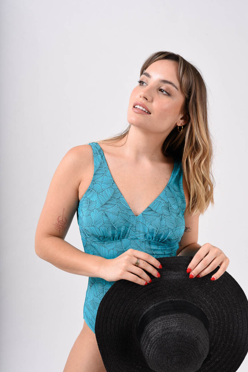 Malla con Corte - Hojas Verdes 