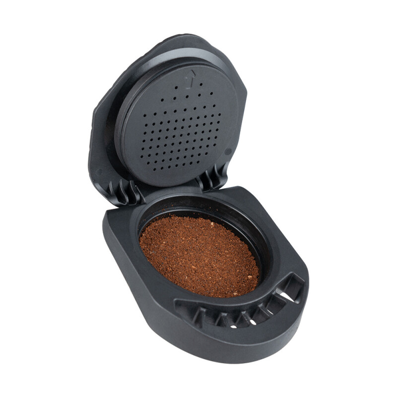 Cápsula de café reutilizable para cafetera Dolce Gusto negro