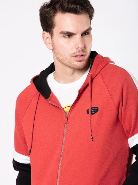 CAMPERA RUSTY MALTA ROJO