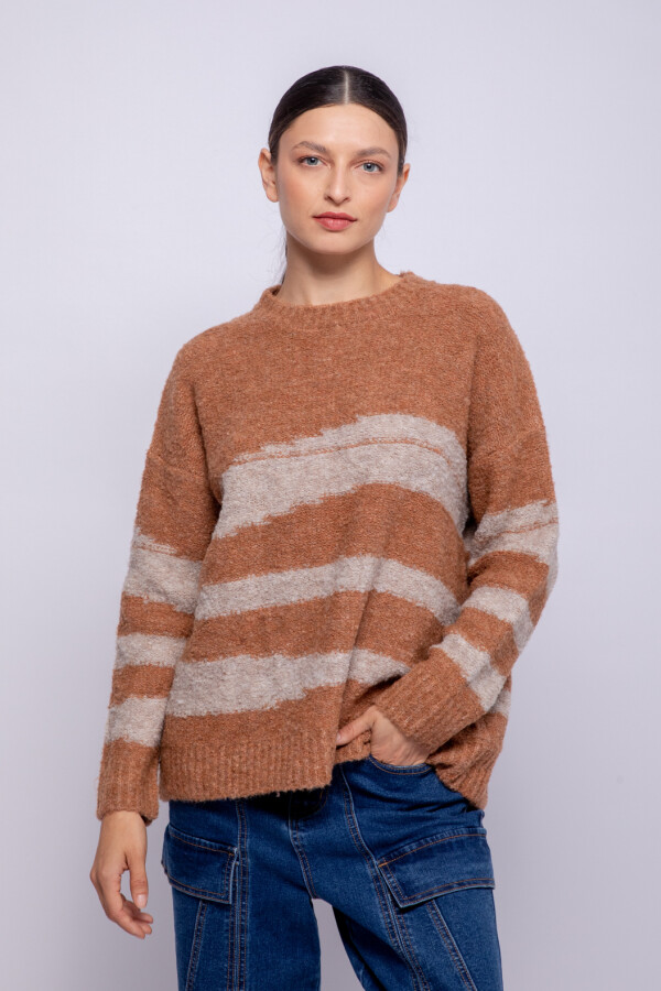 SWEATER OLIVIA Siena Terroso