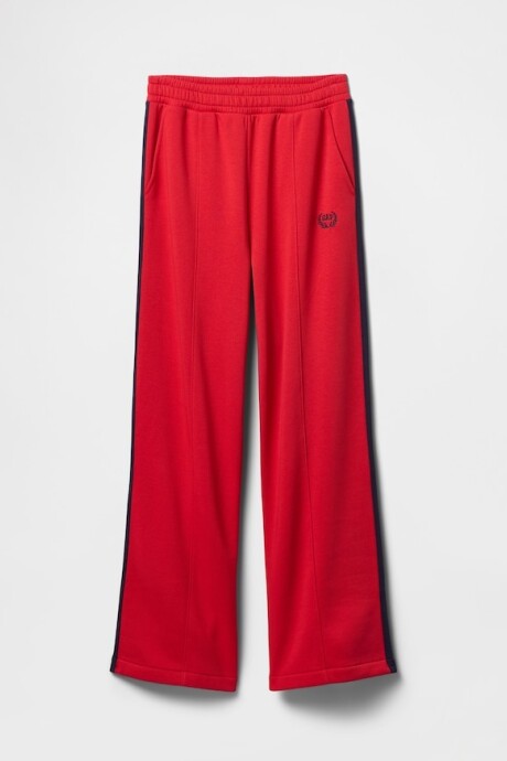 Pantalón Deportivo Logo Gap Sin Felpa Mujer Modern Red