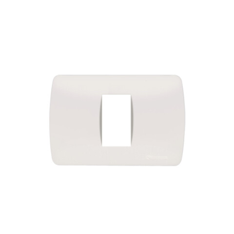 Plaqueta p/1 módulo blanco - Loft C56920